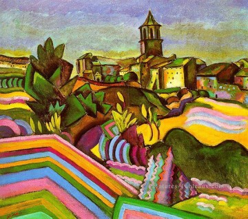 Prades le Village Joan Miro Peinture à l'huile